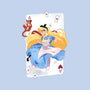 Wonderland Card-None-Fleece-Blanket-Rayuzu