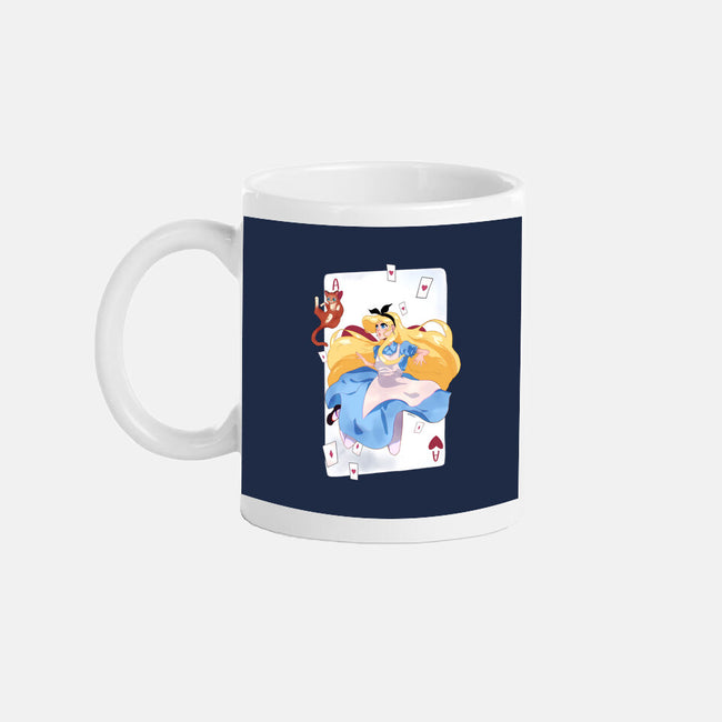 Wonderland Card-None-Mug-Drinkware-Rayuzu