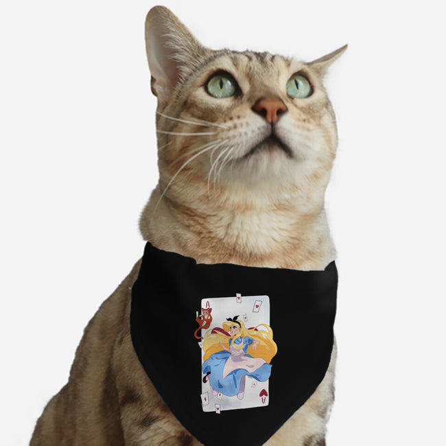 Wonderland Card-Cat-Adjustable-Pet Collar-Rayuzu