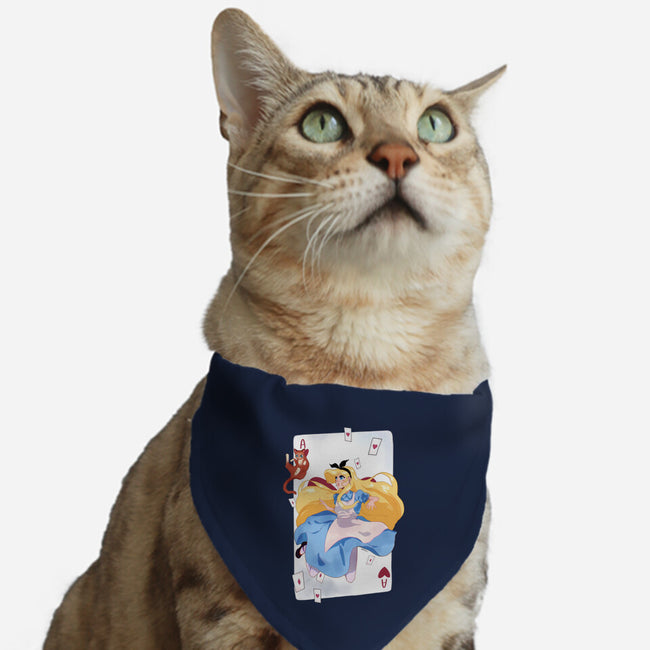 Wonderland Card-Cat-Adjustable-Pet Collar-Rayuzu