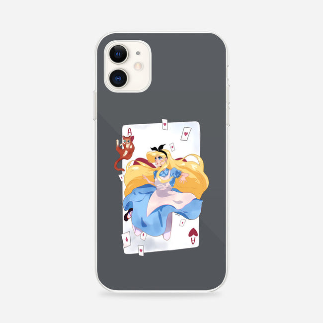 Wonderland Card-iPhone-Snap-Phone Case-Rayuzu