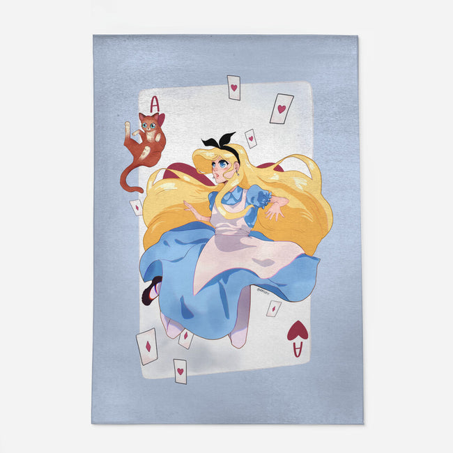 Wonderland Card-None-Outdoor-Rug-Rayuzu