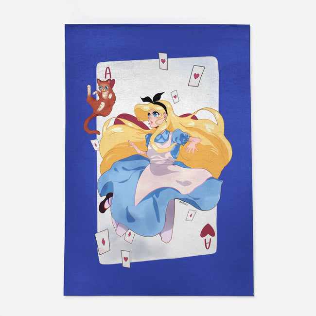 Wonderland Card-None-Outdoor-Rug-Rayuzu