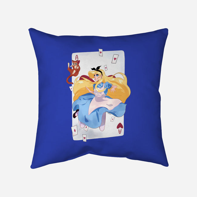 Wonderland Card-None-Removable Cover w Insert-Throw Pillow-Rayuzu