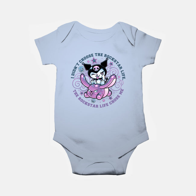 Cute Little Rockstar-Baby-Basic-Onesie-glitchygorilla