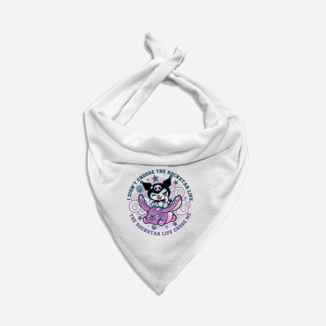 Cute Little Rockstar-Dog-Bandana-Pet Collar-glitchygorilla