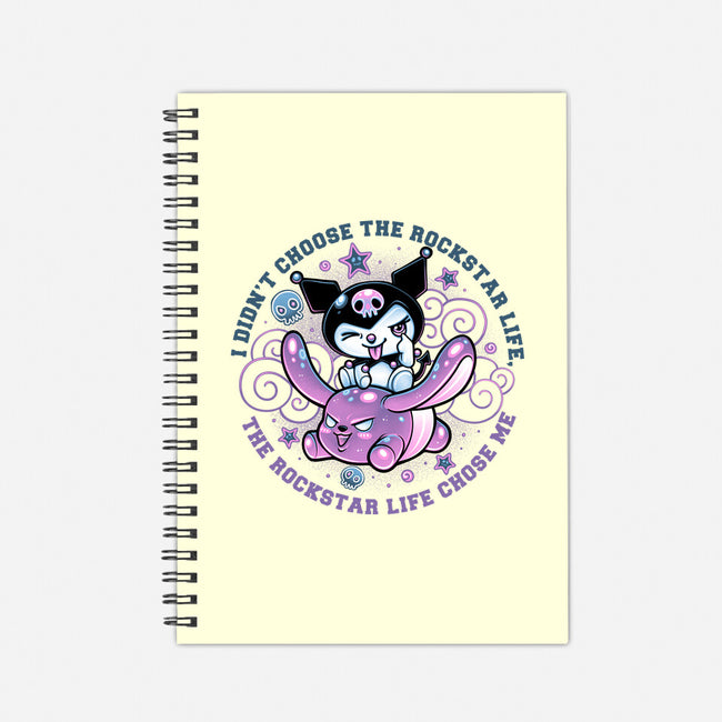 Cute Little Rockstar-None-Dot Grid-Notebook-glitchygorilla