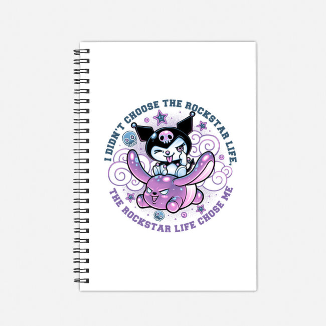 Cute Little Rockstar-None-Dot Grid-Notebook-glitchygorilla