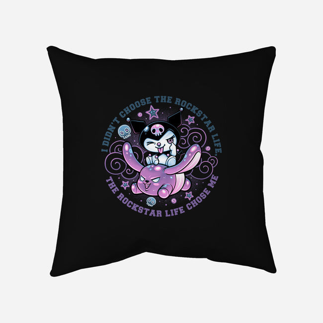 Cute Little Rockstar-None-Removable Cover w Insert-Throw Pillow-glitchygorilla