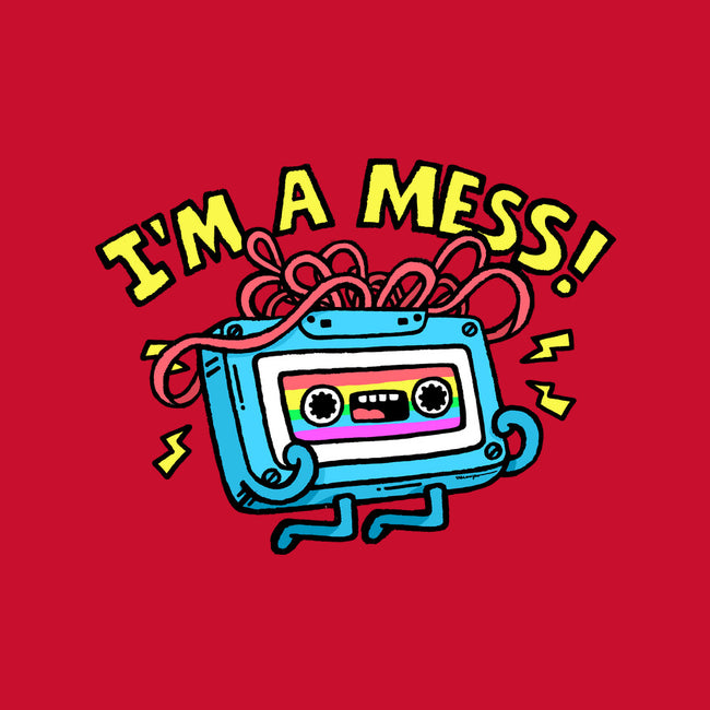 A Mess In The 90s-Womens-Fitted-Tee-Wenceslao A Romero