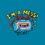 A Mess In The 90s-None-Glossy-Sticker-Wenceslao A Romero