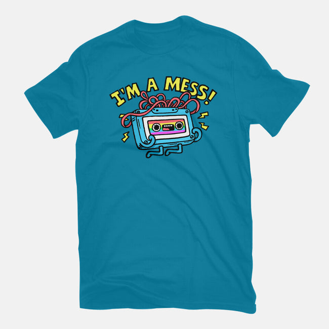 A Mess In The 90s-Mens-Basic-Tee-Wenceslao A Romero