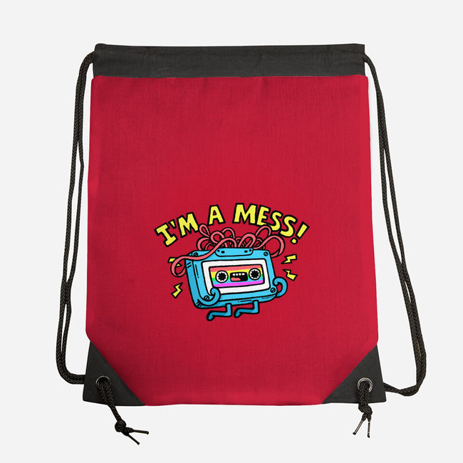 A Mess In The 90s-None-Drawstring-Bag-Wenceslao A Romero