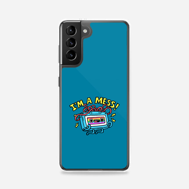 A Mess In The 90s-Samsung-Snap-Phone Case-Wenceslao A Romero