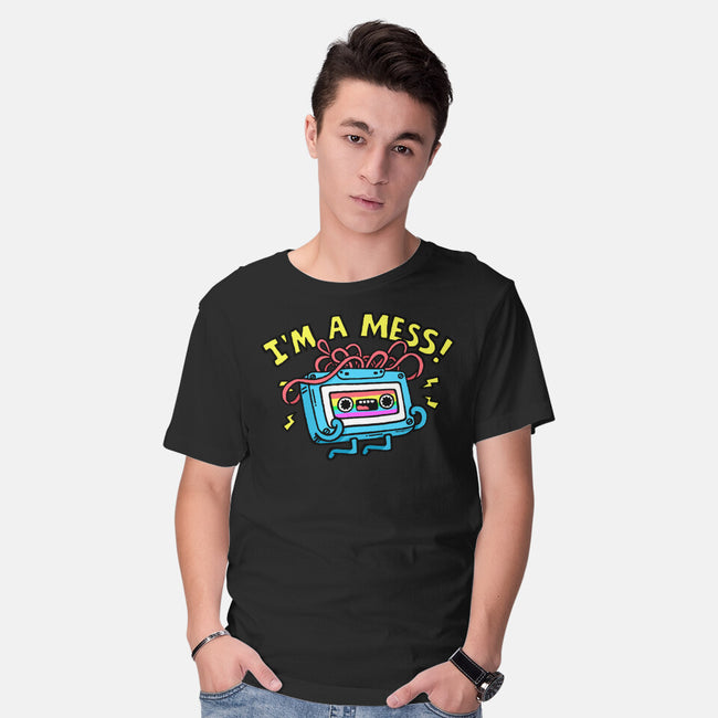 A Mess In The 90s-Mens-Basic-Tee-Wenceslao A Romero