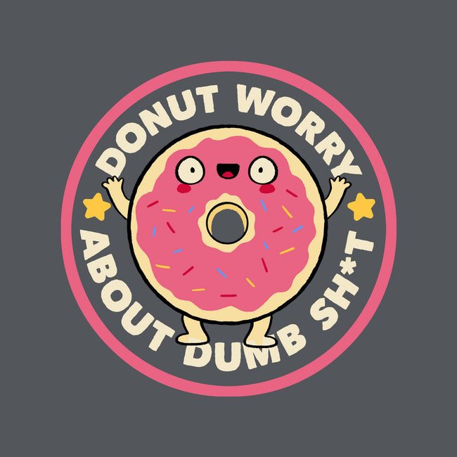 Donut Worry About Dumb Shit-Cat-Bandana-Pet Collar-tobefonseca