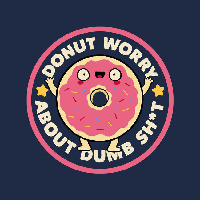 Donut Worry About Dumb Shit-Dog-Adjustable-Pet Collar-tobefonseca