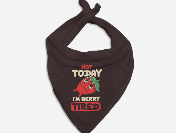 Berry Tired Funny Strawberry