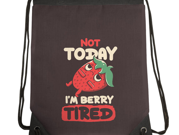 Berry Tired Funny Strawberry