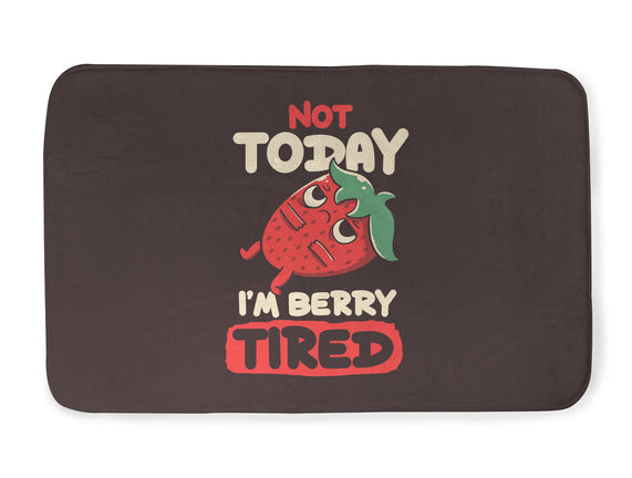 Berry Tired Funny Strawberry