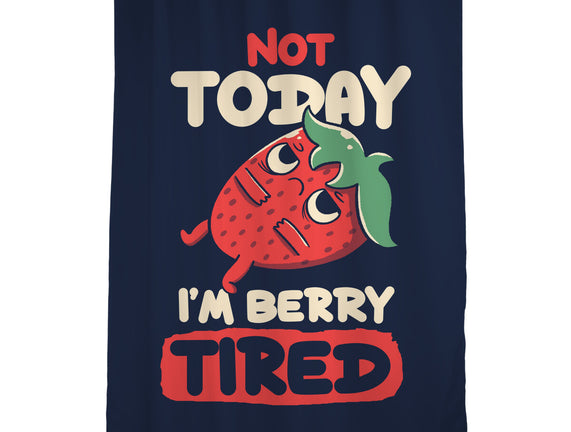 Berry Tired Funny Strawberry