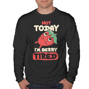 Berry Tired Funny Strawberry