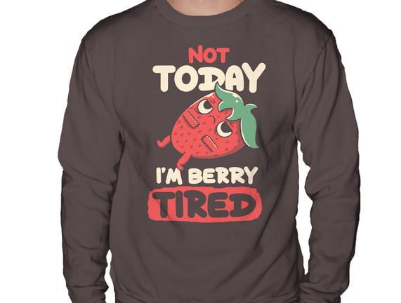 Berry Tired Funny Strawberry