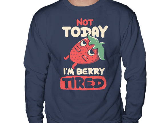 Berry Tired Funny Strawberry