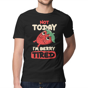 Berry Tired Funny Strawberry