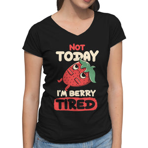 Berry Tired Funny Strawberry