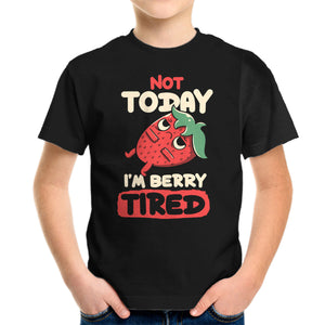 Berry Tired Funny Strawberry