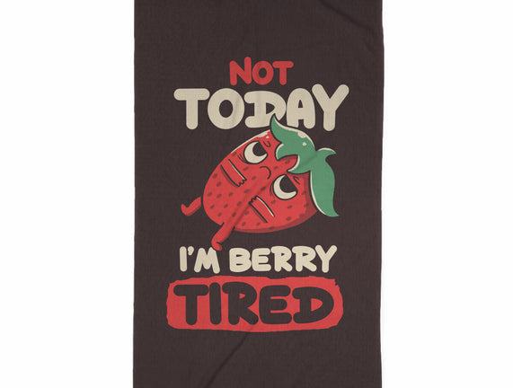 Berry Tired Funny Strawberry