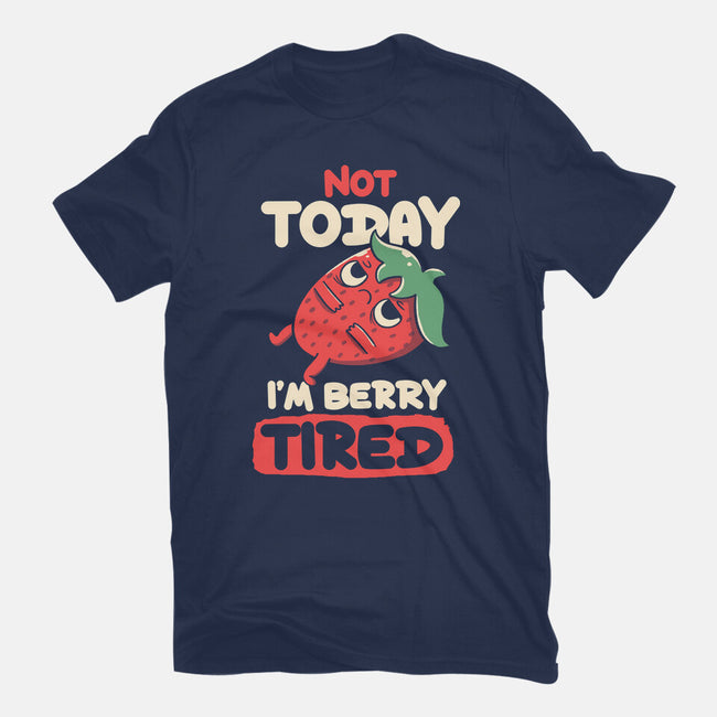 Berry Tired Funny Strawberry-Mens-Heavyweight-Tee-tobefonseca