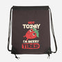 Berry Tired Funny Strawberry-None-Drawstring-Bag-tobefonseca