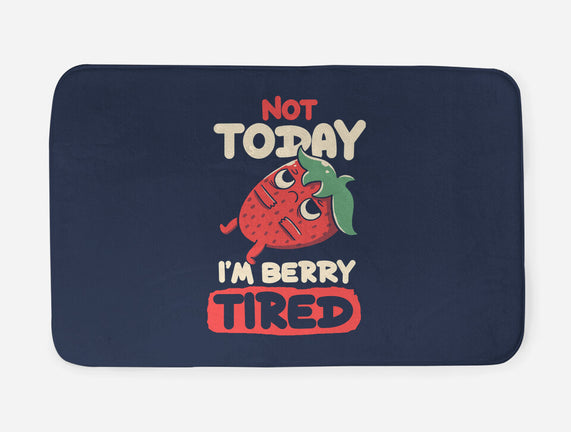 Berry Tired Funny Strawberry