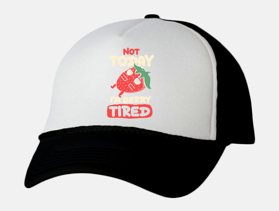 Berry Tired Funny Strawberry