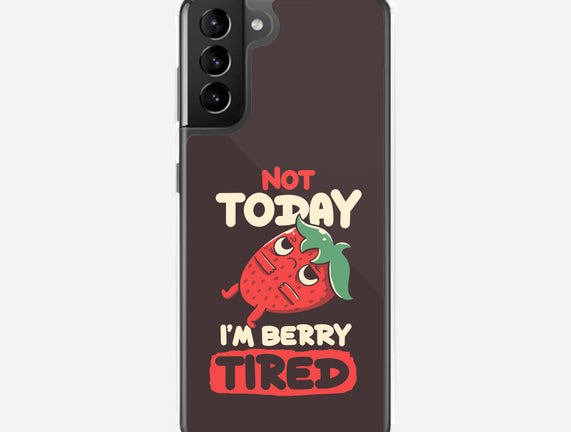 Berry Tired Funny Strawberry