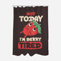 Berry Tired Funny Strawberry-None-Polyester-Shower Curtain-tobefonseca