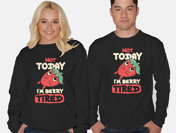 Berry Tired Funny Strawberry