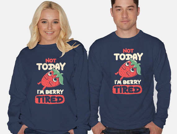 Berry Tired Funny Strawberry