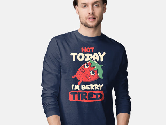 Berry Tired Funny Strawberry