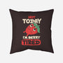 Berry Tired Funny Strawberry-None-Removable Cover w Insert-Throw Pillow-tobefonseca