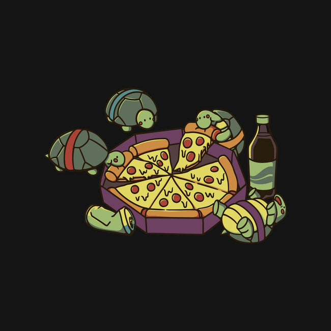 Teenage Turtle Pizza Lover-Cat-Basic-Pet Tank-tobefonseca