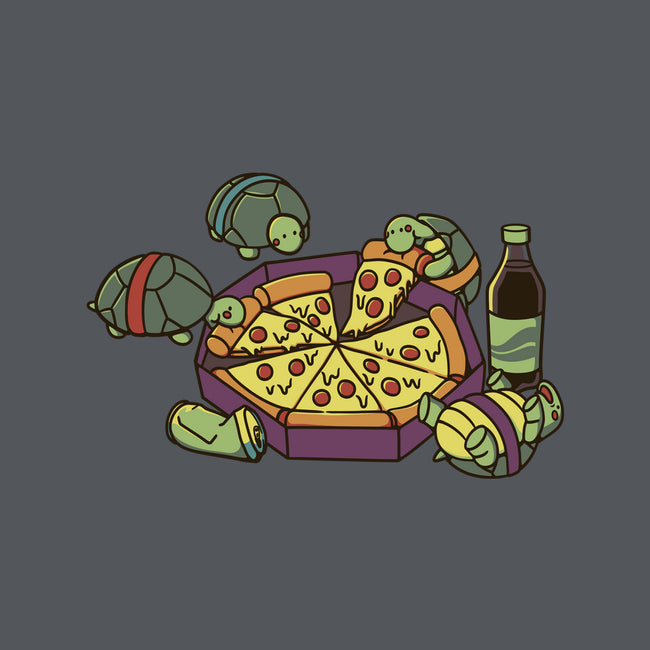 Teenage Turtle Pizza Lover-Unisex-Basic-Tee-tobefonseca