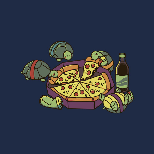 Teenage Turtle Pizza Lover-Youth-Basic-Tee-tobefonseca