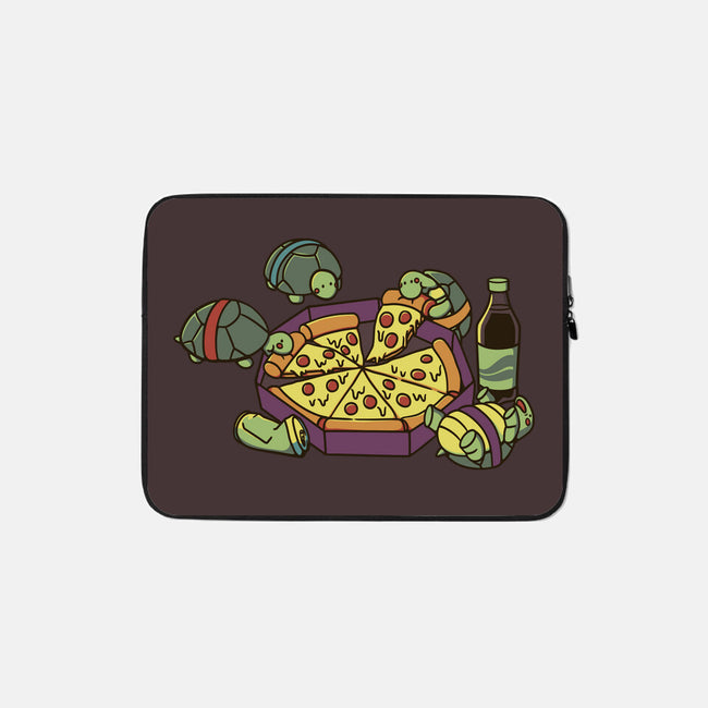 Teenage Turtle Pizza Lover-None-Zippered-Laptop Sleeve-tobefonseca