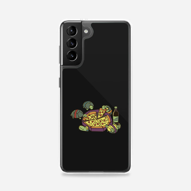 Teenage Turtle Pizza Lover-Samsung-Snap-Phone Case-tobefonseca