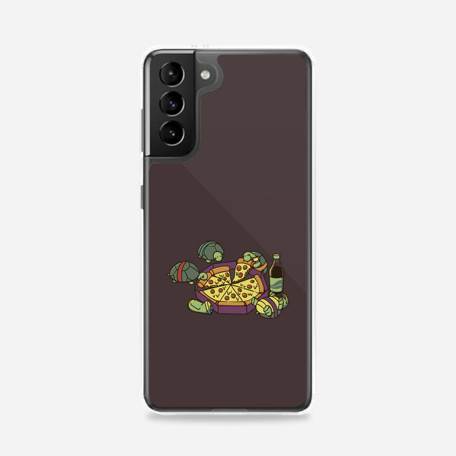 Teenage Turtle Pizza Lover-Samsung-Snap-Phone Case-tobefonseca