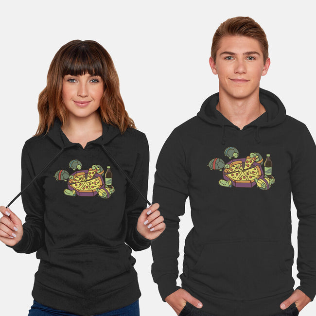 Teenage Turtle Pizza Lover-Unisex-Pullover-Sweatshirt-tobefonseca