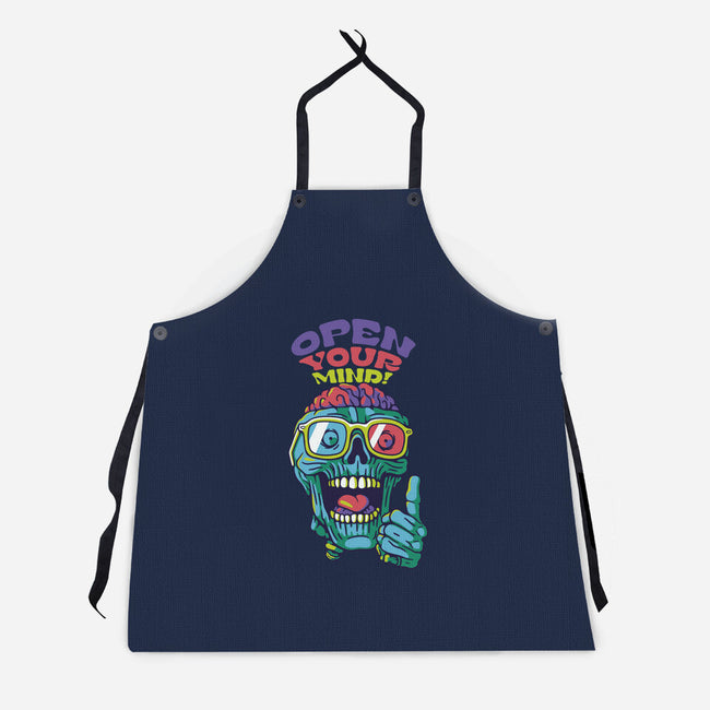 Just Be Open Minded-Unisex-Kitchen-Apron-tobefonseca